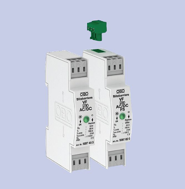 安裝于導軌上的電源精細防雷器
